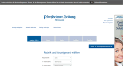Desktop Screenshot of anzeigen.pz-news.de